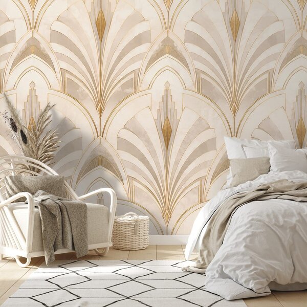 Tapeta luxusná art deco geometria