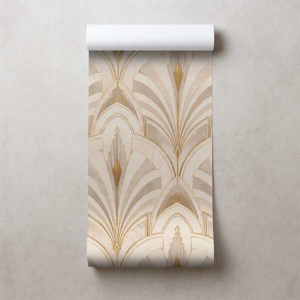 Tapeta luxusná art deco geometria