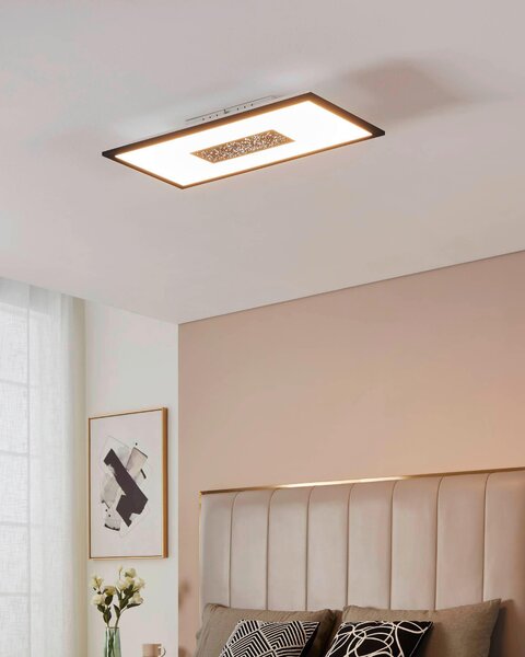 STROPNÉ LED SVIETIDLO, 59,5/29,5/5 cm Eglo - Online Only bytové doplnky, Online Only