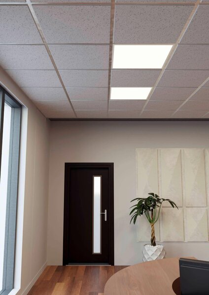 LED PANEL, 59,5/59,5/2,7 cm Eglo - Online Only bytové doplnky, Online Only