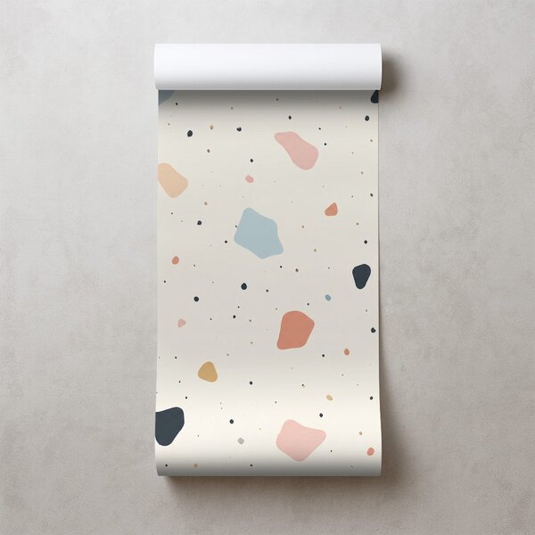 Fototapeta pastelové terrazzo tvary