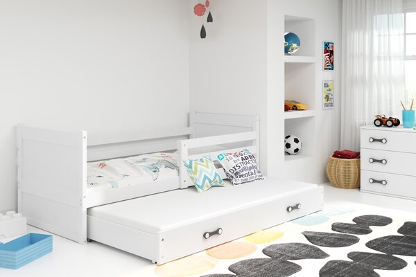 HRUŠKA Posteľ s prístelkou RICO 2 200x90 Biela