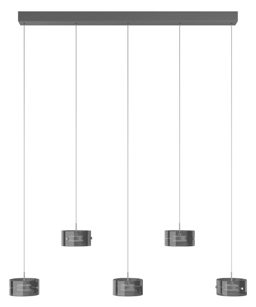 ZÁVESNÉ LED SVIETIDLO, 128/16/150 cm Novel - Interiérové svietidlá