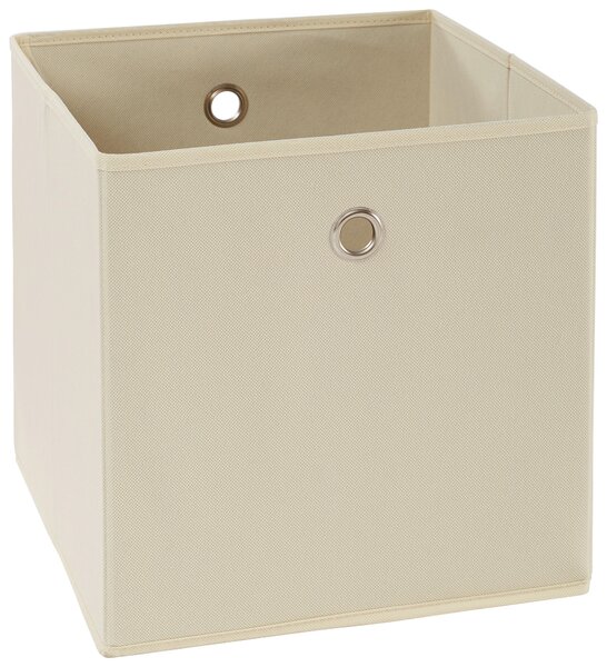 SKLADACÍ BOX, kov, textil, kartón, 32/32/32 cm Carryhome - Úložné boxy & dekoračné boxy