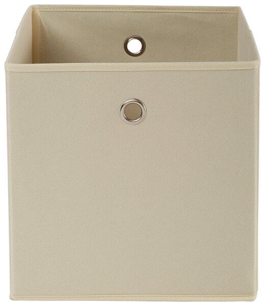 SKLADACÍ BOX, kov, textil, kartón, 32/32/32 cm Carryhome - Úložné boxy & dekoračné boxy