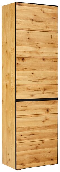 PREDSIEŇOVÁ SKRIŇA, antracitová, farba duba, divoký dub, 60/200/38 cm Linea Natura - Skrine