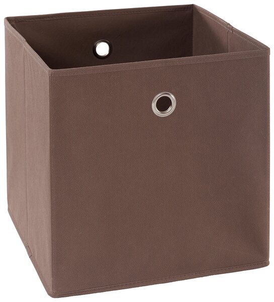 SKLADACÍ BOX, kov, textil, kartón, 32/32/32 cm Carryhome - Úložné boxy & dekoračné boxy