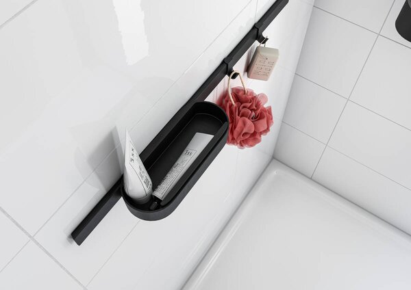 Hansgrohe WallStoris - Sada do sprchy, čierna matná 27967670