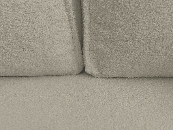 Rozkladacia obojstranná sedacia súprava do L SMART BOUCLE 232x143 cm, sivobéžová