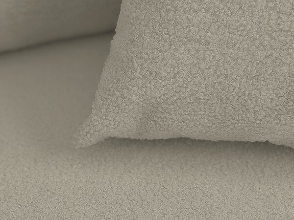 Rozkladacia obojstranná sedacia súprava do L SMART BOUCLE 232x143 cm, sivobéžová