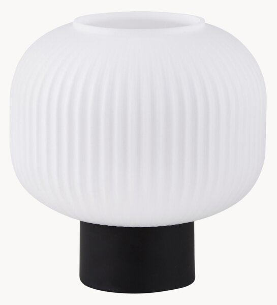 Malá nočná lampa z opálového skla Charles