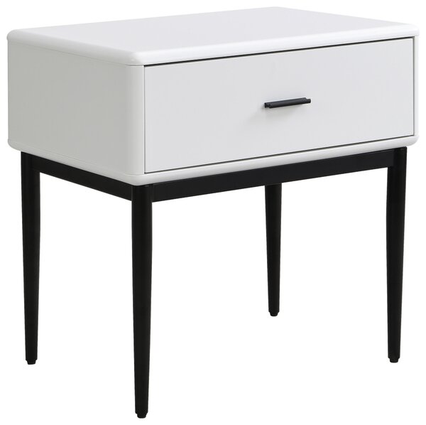 NOČNÝ STOLÍK, biela, 54/55/40 cm Livetastic - Online Only spálne, Online Only