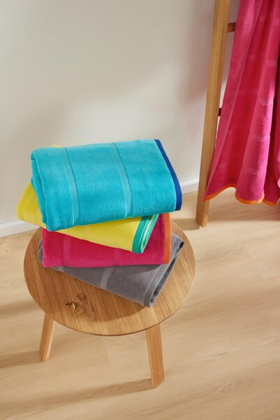 PLÁŽOVÁ OSUŠKA, 90/180 cm, oranžová, pink S. Oliver - Kúpeľňový textil, Online Only