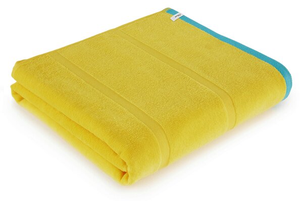 PLÁŽOVÁ OSUŠKA, 90/180 cm, žltá, tyrkysová S. Oliver - Kúpeľňový textil, Online Only