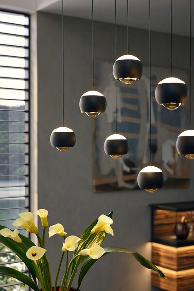 ZÁVESNÉ LED SVIETIDLO, 54,0/200,0 cm Trio Leuchten - Interiérové svietidlá