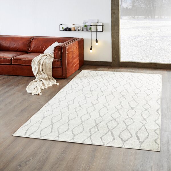 TKANÝ KOBEREC, 160/235 cm krémová, sivá - Online Only bytové doplnky, Online Only
