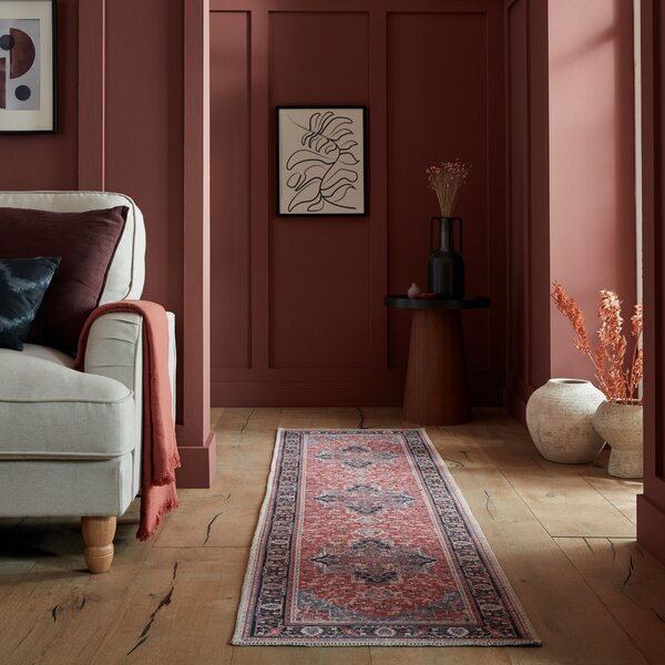 Flair Rugs , Behúň Hebden Windsor Red, 60x230, červená, obývacia izba