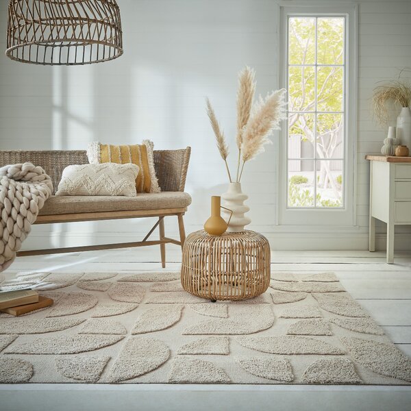 Flair Rugs , Kusový koberec Kaia Ada Geo Natural, 200x290, béžová, obývacia izba