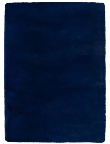 Flair Rugs, Kusový koberec Ivy Faux Fur Navy, 120x170, modrá, obývacia izba