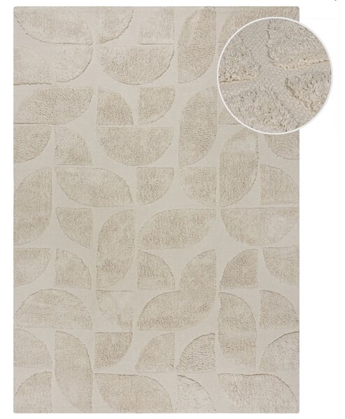 Flair Rugs , Kusový koberec Kaia Ada Geo Natural, 200x290, béžová, obývacia izba