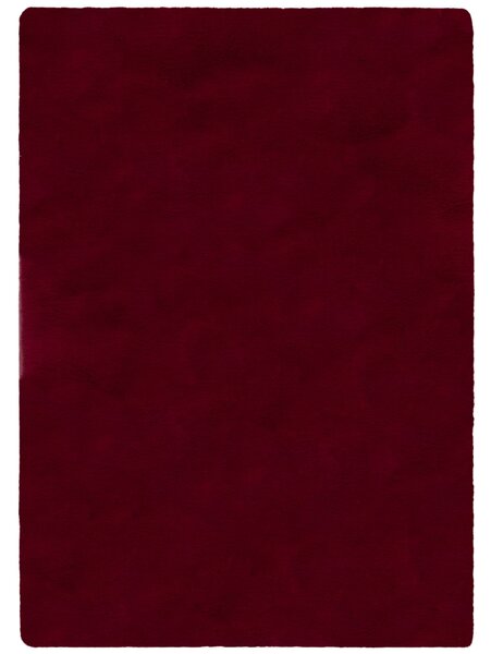 Flair Rugs, Kusový koberec Ivy Faux Fur Red, 160x230, červená, obývacia izba