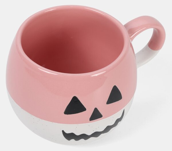 Sinsay - Hrnček s halloweenskym motívom - pastelová ružová