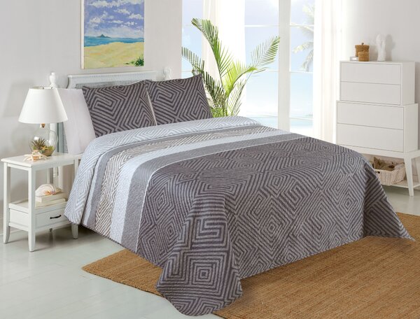 Prehoz na posteľ Plaza TiaHome - 140 x 220cm + 1ks 45x45cm