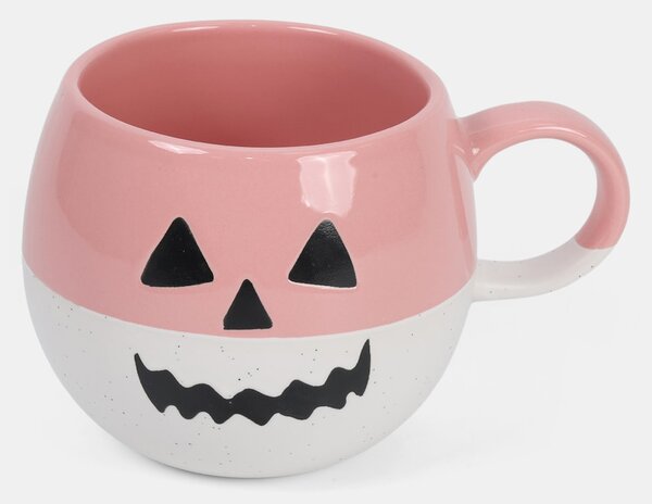 Sinsay - Hrnček s halloweenskym motívom - pastelová ružová