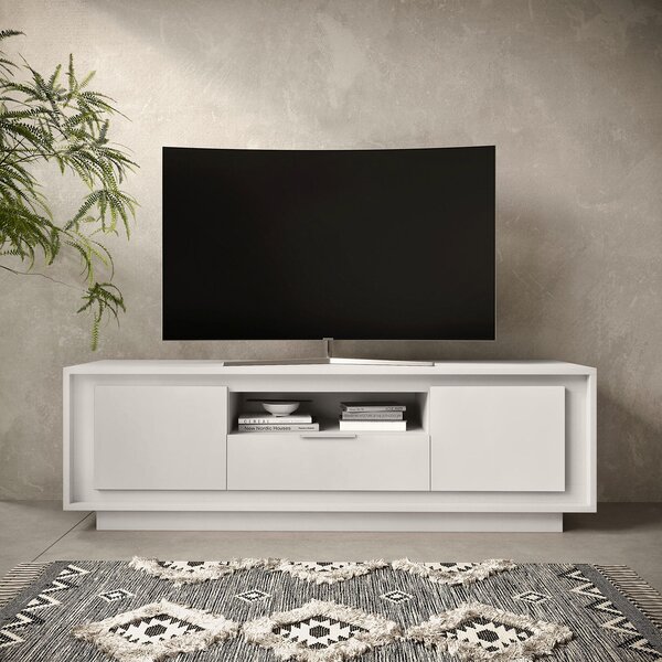SKRINKA POD TV, biela, 180/58/50 cm Carryhome - Online Only drobný nábytok, Online Only