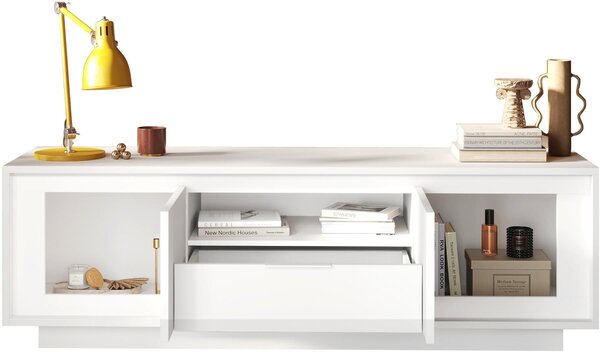 SKRINKA POD TV, biela, 180/58/50 cm Carryhome - Online Only drobný nábytok, Online Only