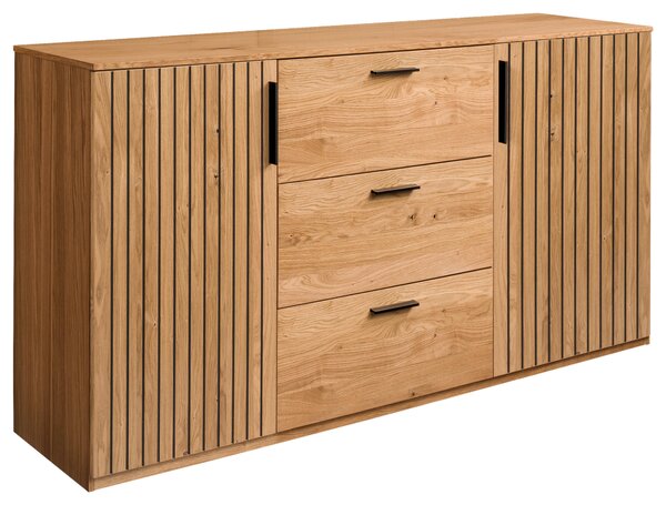 KOMODA, dub, farba duba, 147/94/42 cm Linea Natura - Komody