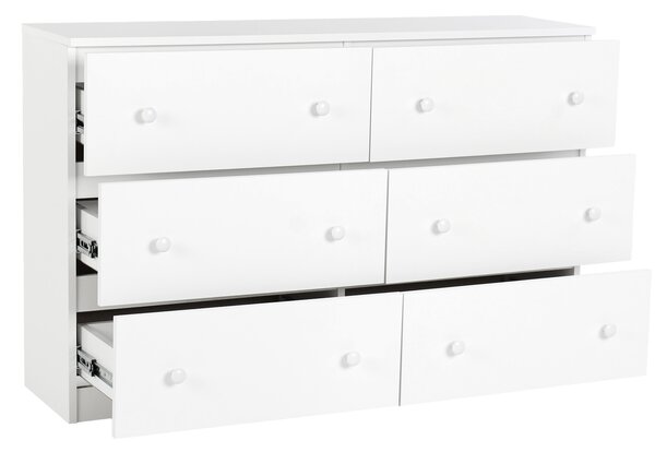 Komoda Leo 120 - biele úchyty