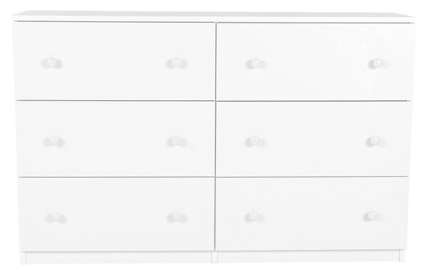 Komoda Leo 120 - biele úchyty