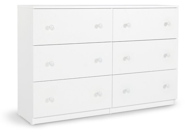 Komoda Leo 120 - biele úchyty