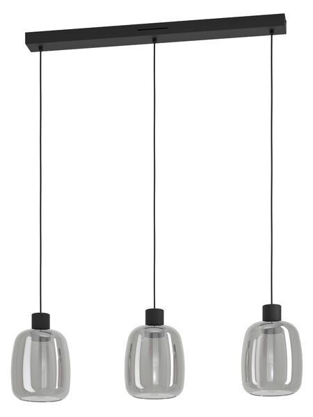 ZÁVESNÉ LED SVIETIDLO, 88/12,5/110 cm Eglo - Online Only bytové doplnky, Online Only