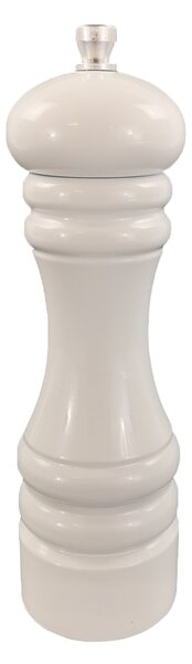 AMADEA Drevený mlynček na korenie biely, 18 cm