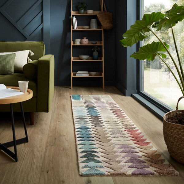 Flair Rugs , Behúň Moda Archer Multi, 60x230, viacfarebná, chodba / predsieň