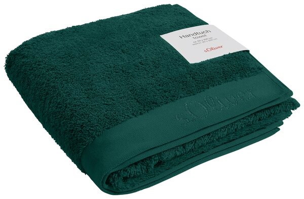 UTERÁK NA RUKY, 50/100 cm, tmavozelená S. Oliver - Kúpeľňový textil