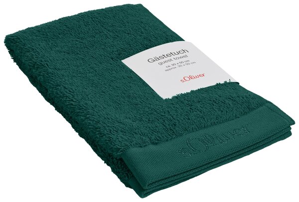 UTERÁK PRE HOSTÍ, 30/50 cm, tmavozelená S. Oliver - Kúpeľňový textil