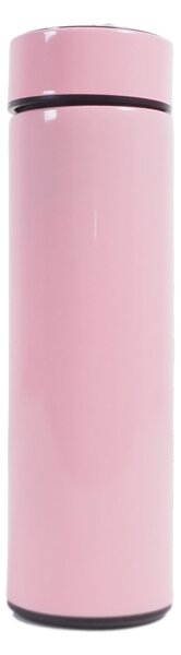 Aga Termoska s teplomerom 500 ml Ružová