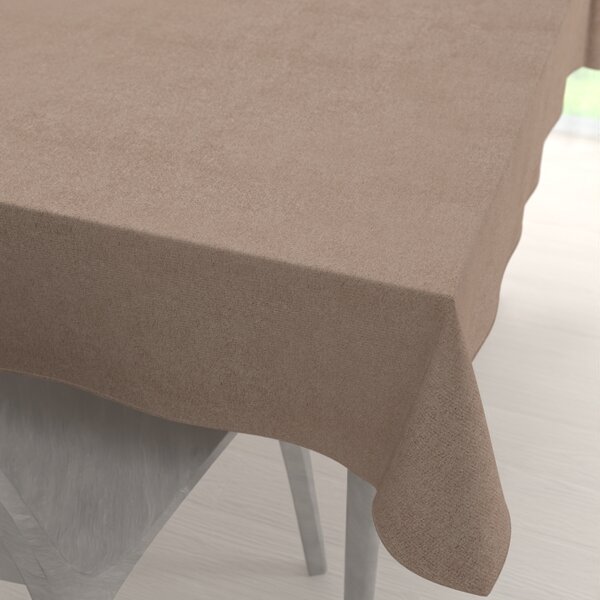 Biante Obdĺžnikový obrus/imitácia brúsenej kože Alcantara ALC-006 Béžový 50x100 cm