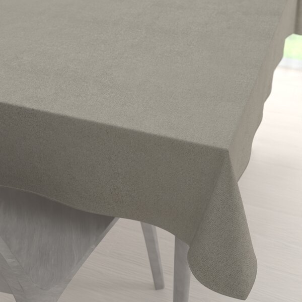 Biante Obdĺžnikový obrus/imitácia brúsenej kože Alcantara ALC-014 Svetlo sivý 50x100 cm