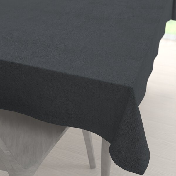 Biante Obdĺžnikový obrus/imitácia brúsenej kože Alcantara ALC-016 Antracitovo sivý 50x100 cm