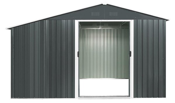 Záhradný domček na náradie s drevníkom Avenberg 3,22 x 1.96 m ANTRACIT SD-X68EWS