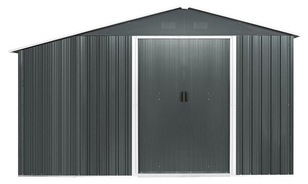 Záhradný domček na náradie s drevníkom Avenberg 3,22 x 1.96 m ANTRACIT SD-X68EWS