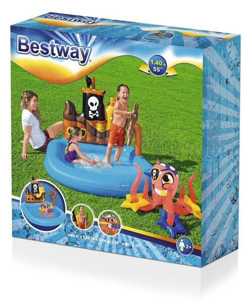 Bestway 52211 Bazénik na hranie - lodička, 140 x 130 x 104 cm 652211