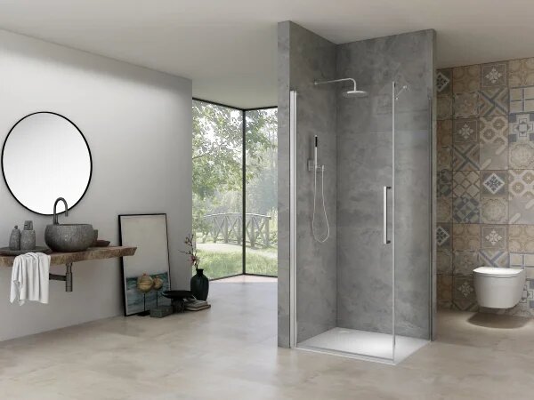 AVER COMBI 70x140 Číre Sprchovací kút obdĺžnikový