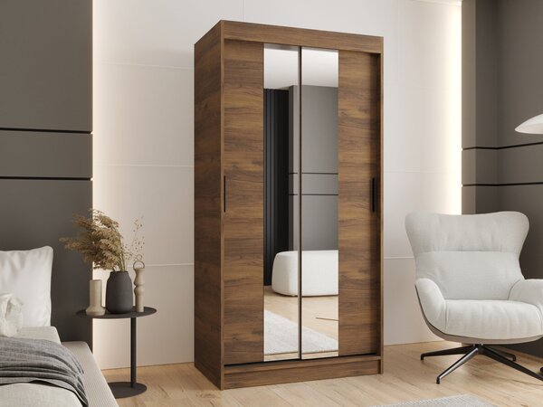 Šatníková skriňa Rubino T1 100x200x62 - orech warmia
