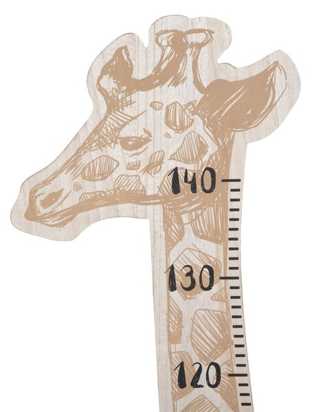 Detská drevená dekorácia na stenu Giraffe 36x140 cm