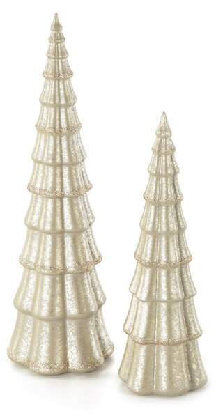 DEKORAČNÁ SOŠKA TREE 11X37 CM ŠAMPANSKÁ